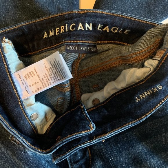 American Eagle 00 Short Jeans Next Level Stretch - Picture 4 of 4